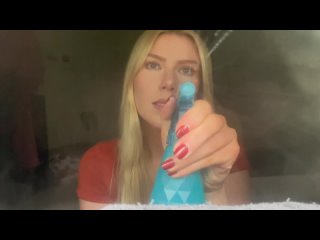 louise asmr ~ washing your face asmr water soap sounds, drying you off