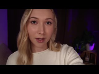 abby asmr ~ asmr facial reflexology session. face mapping, gentle touches pressure points