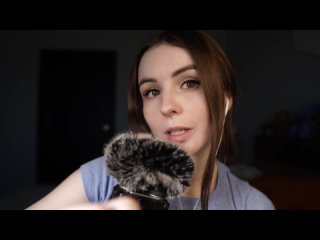 malinkaa98 ~ soothing asmr soft face touches, hand movements calming mouth sounds